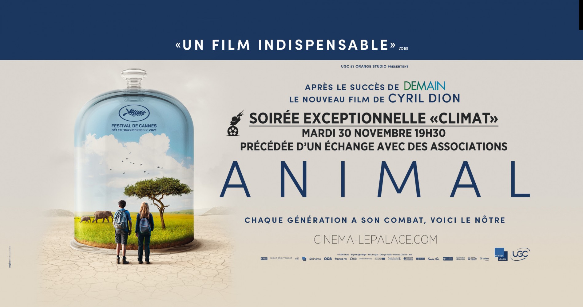 SOIREE EXCEPTIONNELLE "CLIMAT" - ANIMAL Cyril Dion