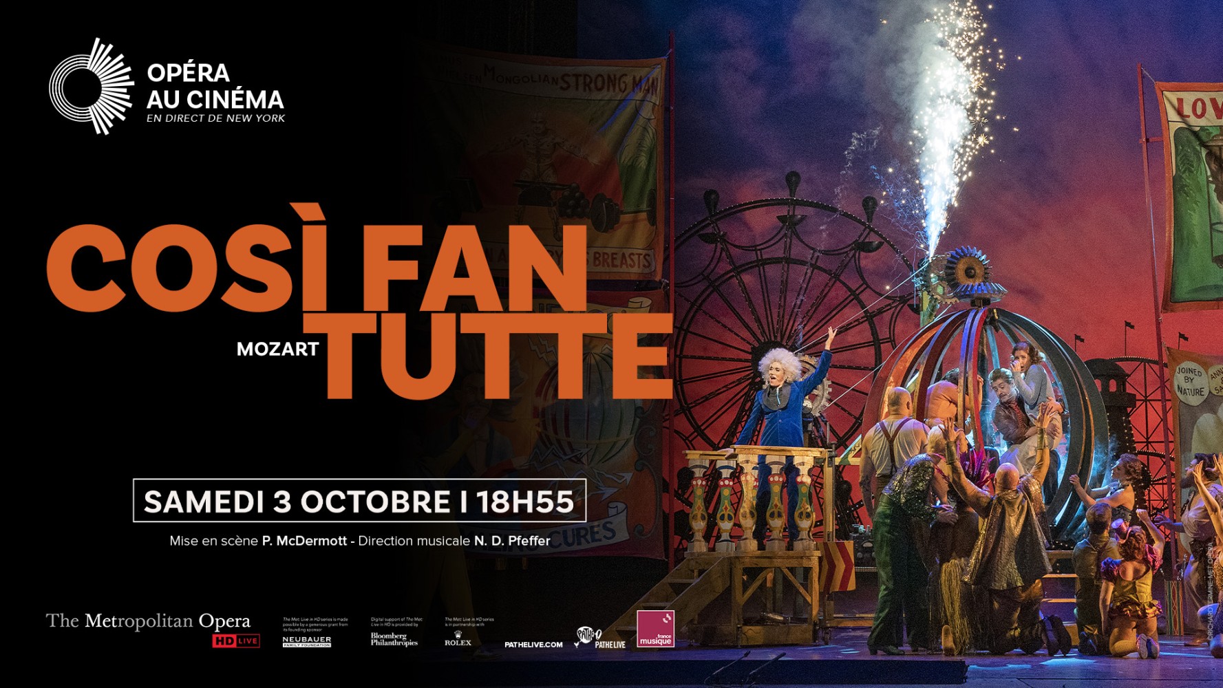🎭 OPÉRA EN DIRECT DU MET — Così Fan Tutte