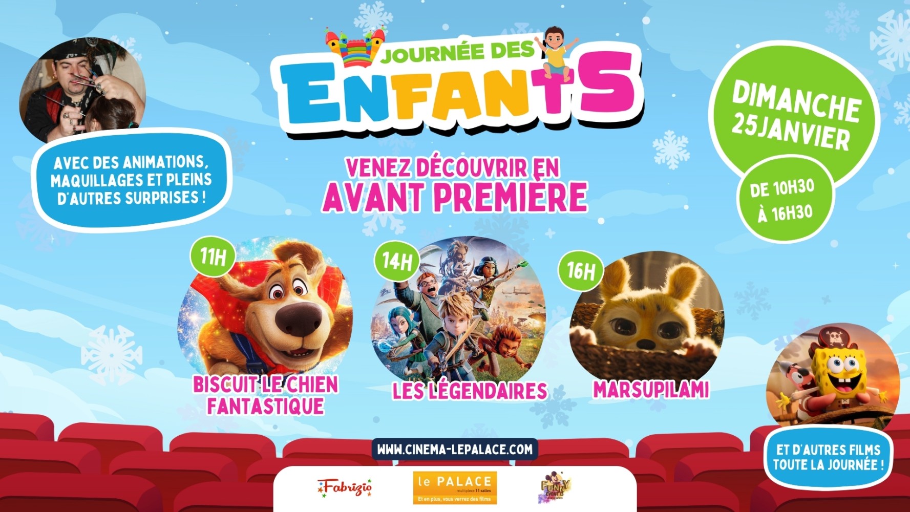 🎉 Journée des Enfants au Cinéma – Dimanche 25 janvier ! 🎉